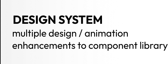 Design System Enhancements